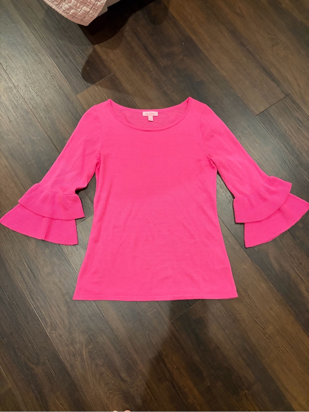 Lilly Pulitzer Bell Sleeve Sweater Women’s Small Pink